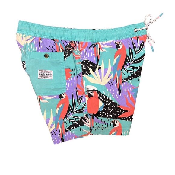 Mens PartyPant Unlined Swim Trunks - Size Large - Picture 3 of 12